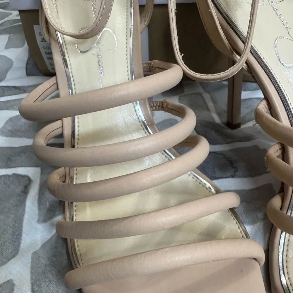 Jessica Simpson Nude Strappy Heels - Picture 6 of 8